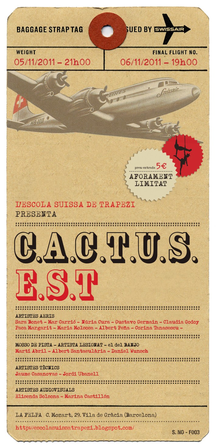 Cartell espectacle circ aèri 